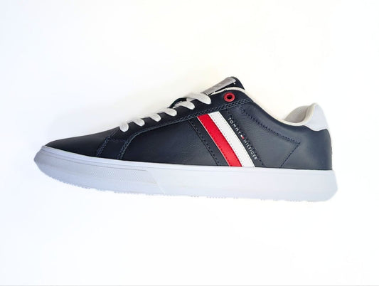 Baskets en cuir Tommy Hilfiger Essential Stripe.