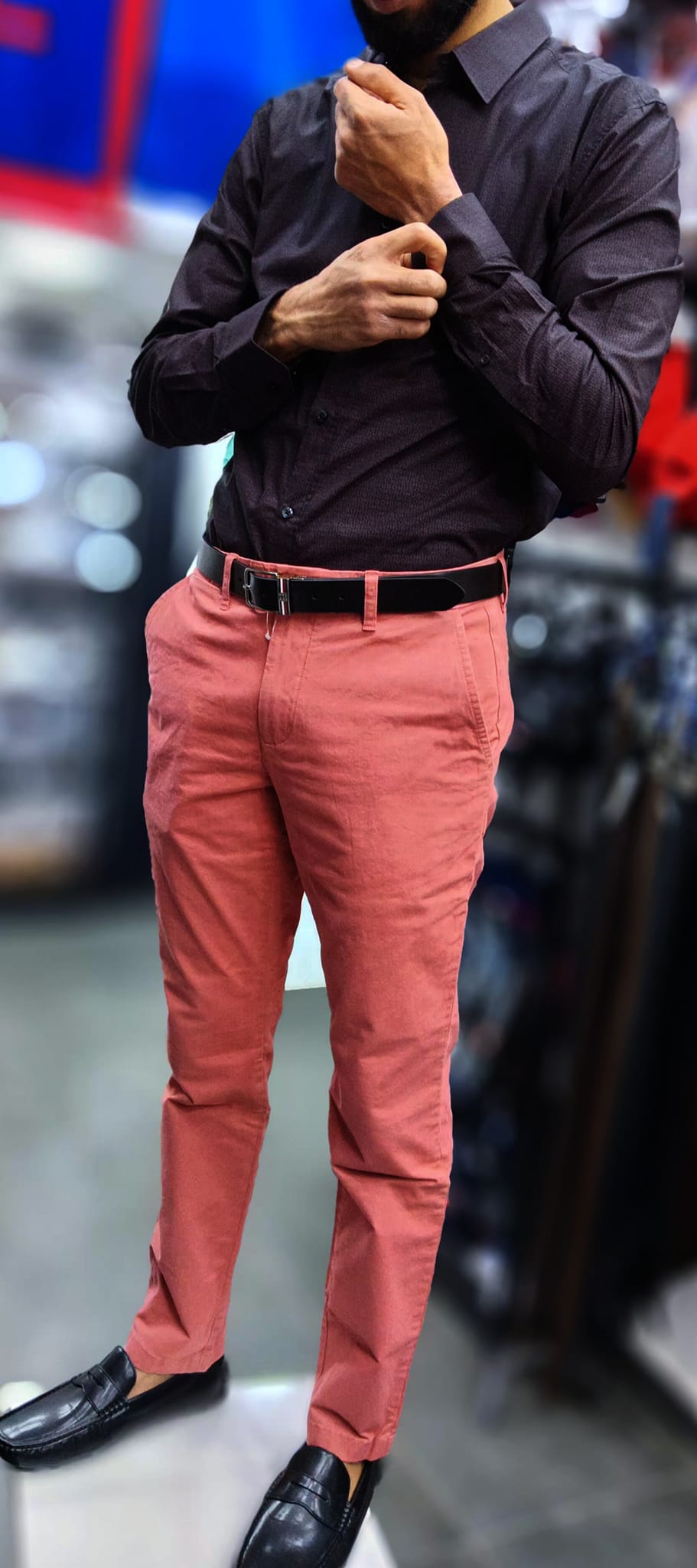 Panatlons Toile Tommy Hilfiger slim 34-32