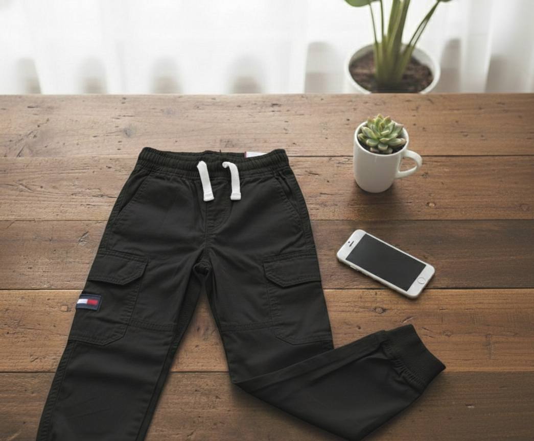 Pantalon Tommy Hilfiger Cargo(2-3ans)(4-5ans)-(6-7ans)-(8-10ans)-(12-14ans)-(16-18ans)