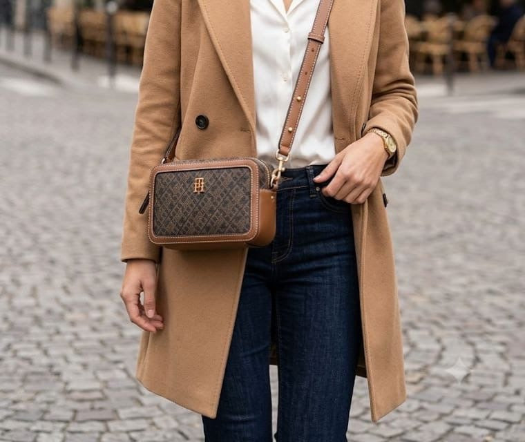 Sac bandoulière Tommy Hilfiger Monogramme