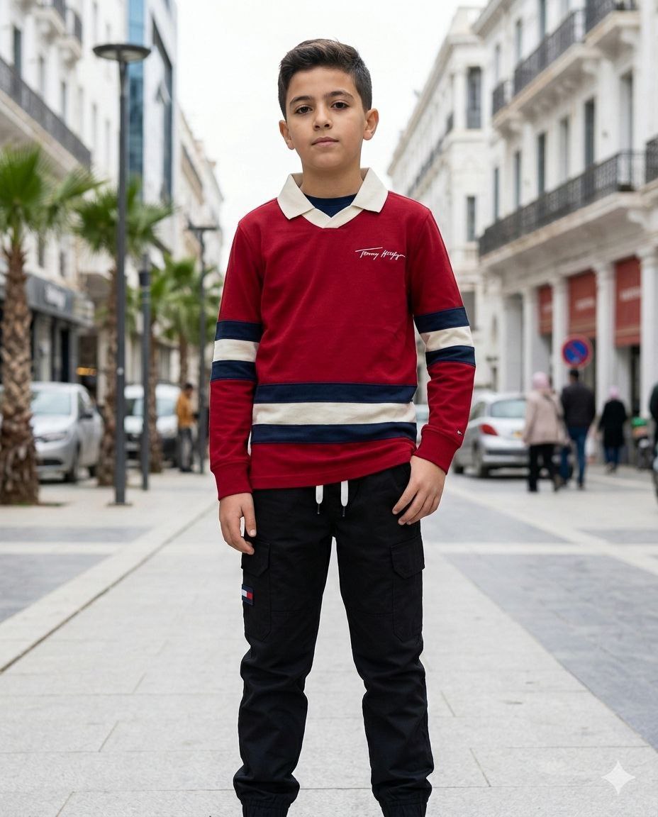 Polo Tommy Hilfiger 5-6-7-8-(10-12ans)