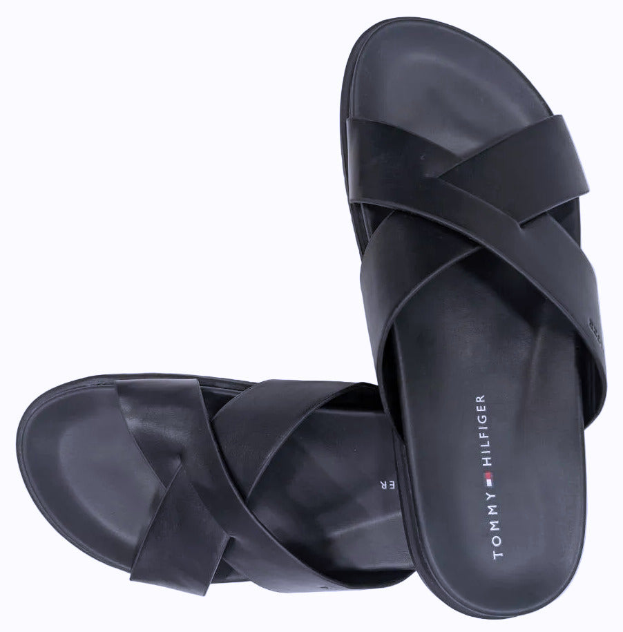 Claquettes Cuir TommyHilfiger 41-43