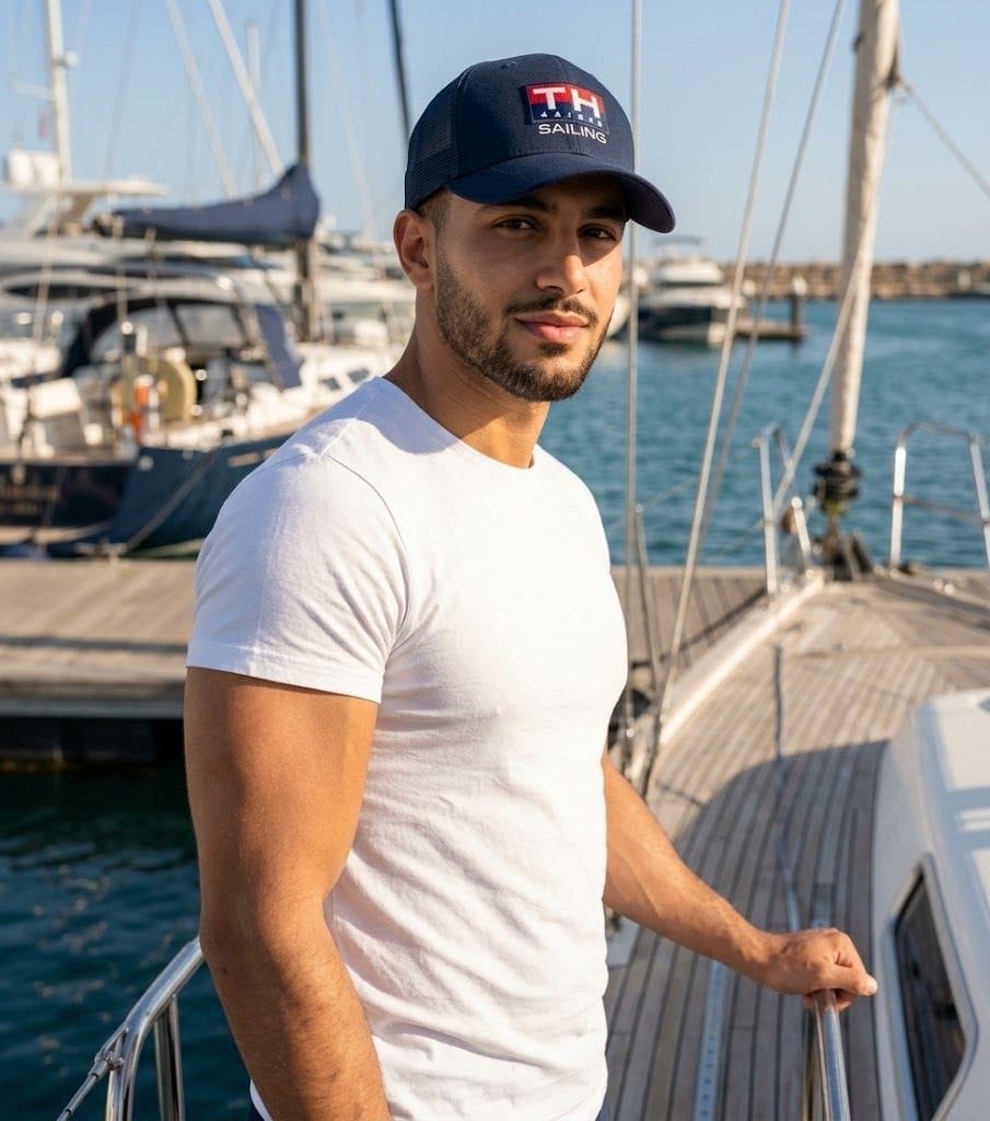 Casquette Tommy Hilfiger de Trucker TH Sailing - Navy Blue