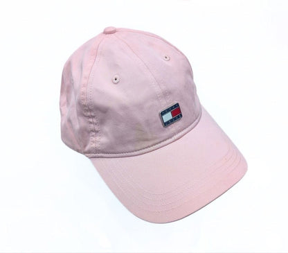 Casquette Tommy Jeans Femme Rose Poudré – Logo Badge.