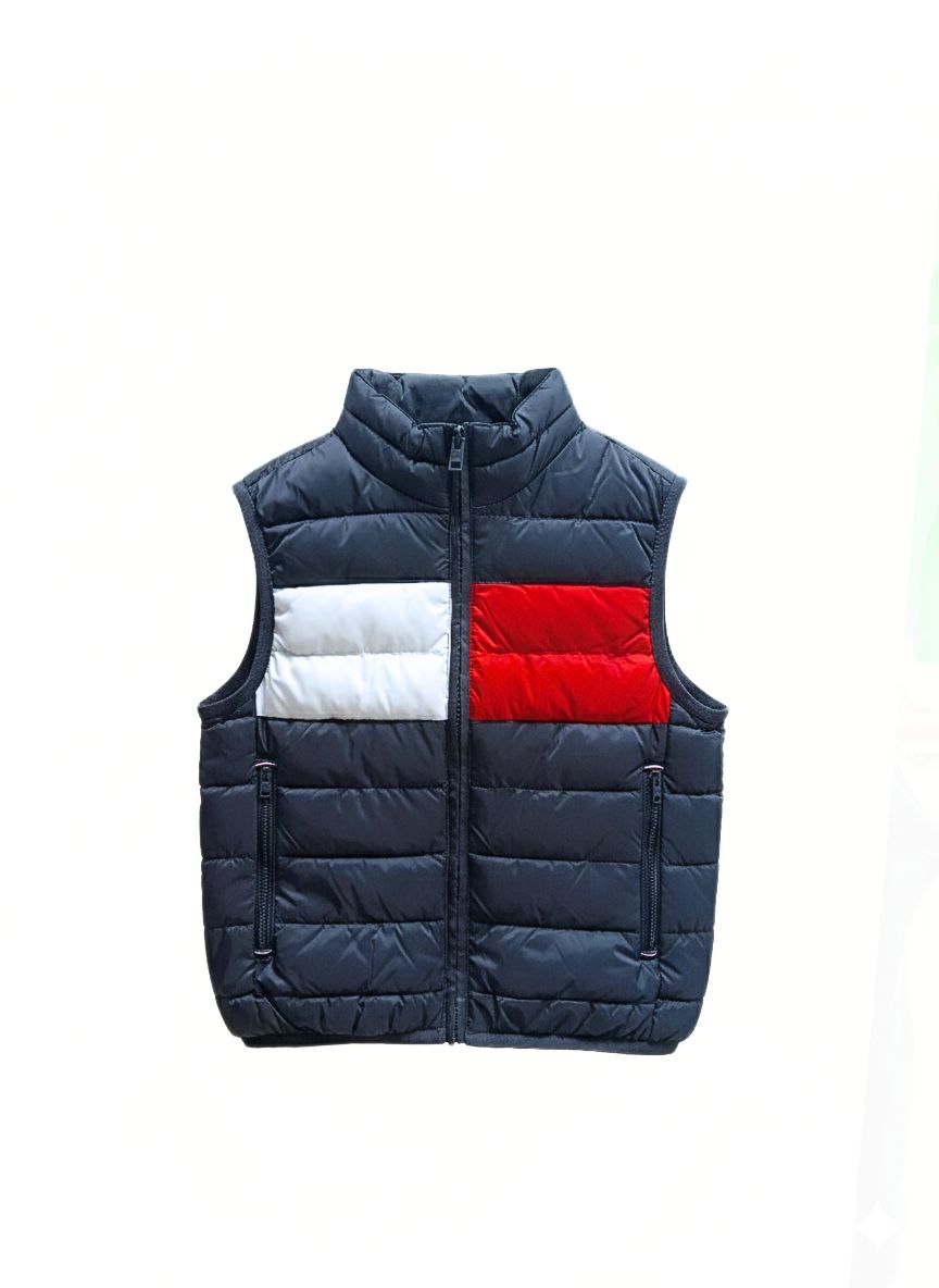 New gilet tommy enfants (4-5ans)-(6-7ans)-(8-10ans)-(12-14ans)-(16-18ans)