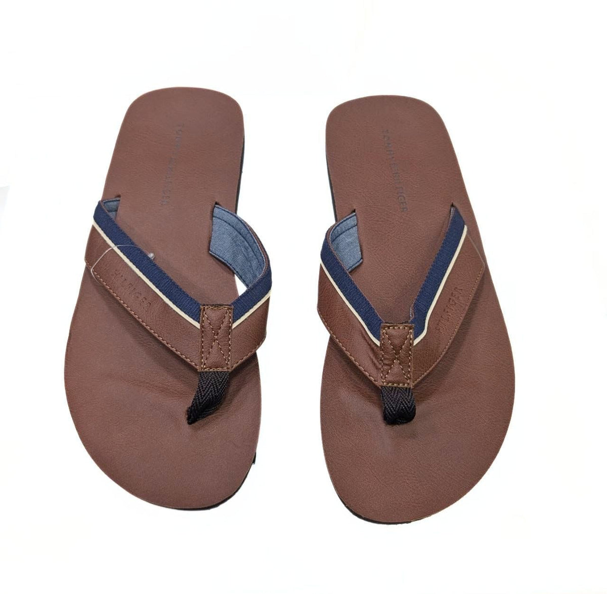 Claquettes cuir Homme Tommy Hilfiger : l'élégance estivale.
