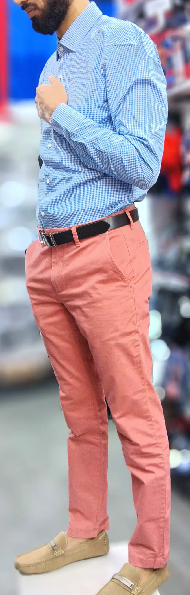 Panatlons Toile Tommy Hilfiger slim