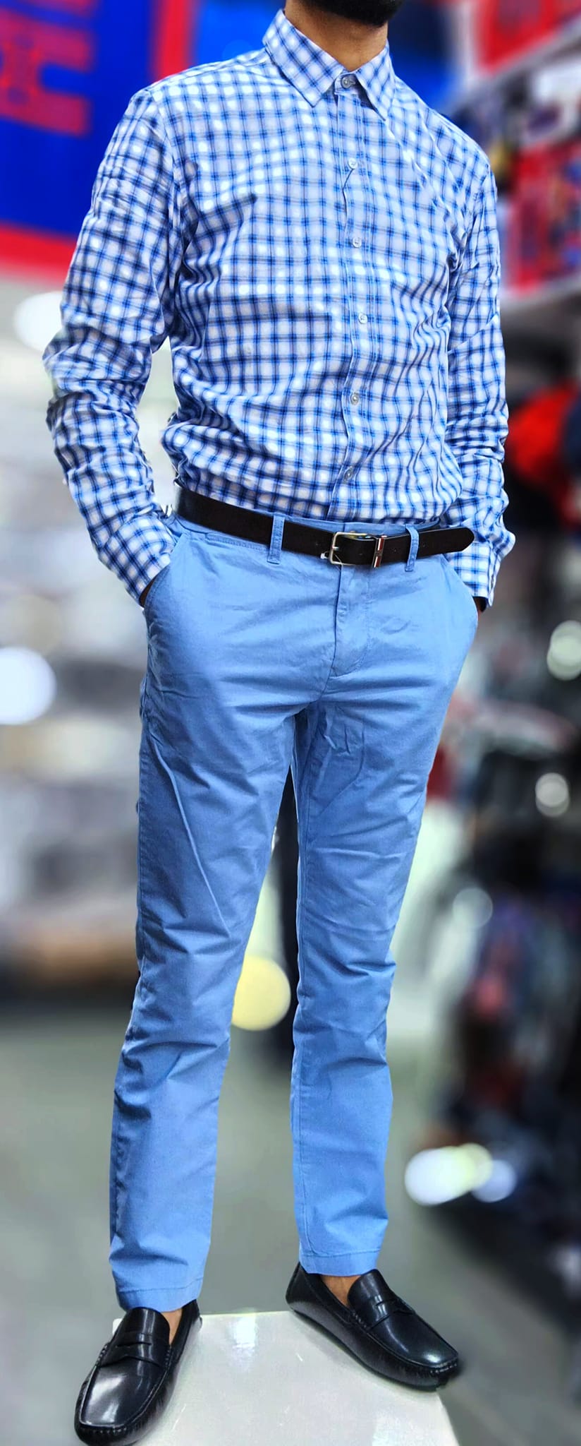 Panatlons Toile Tommy Hilfiger slim:32-32/32-34