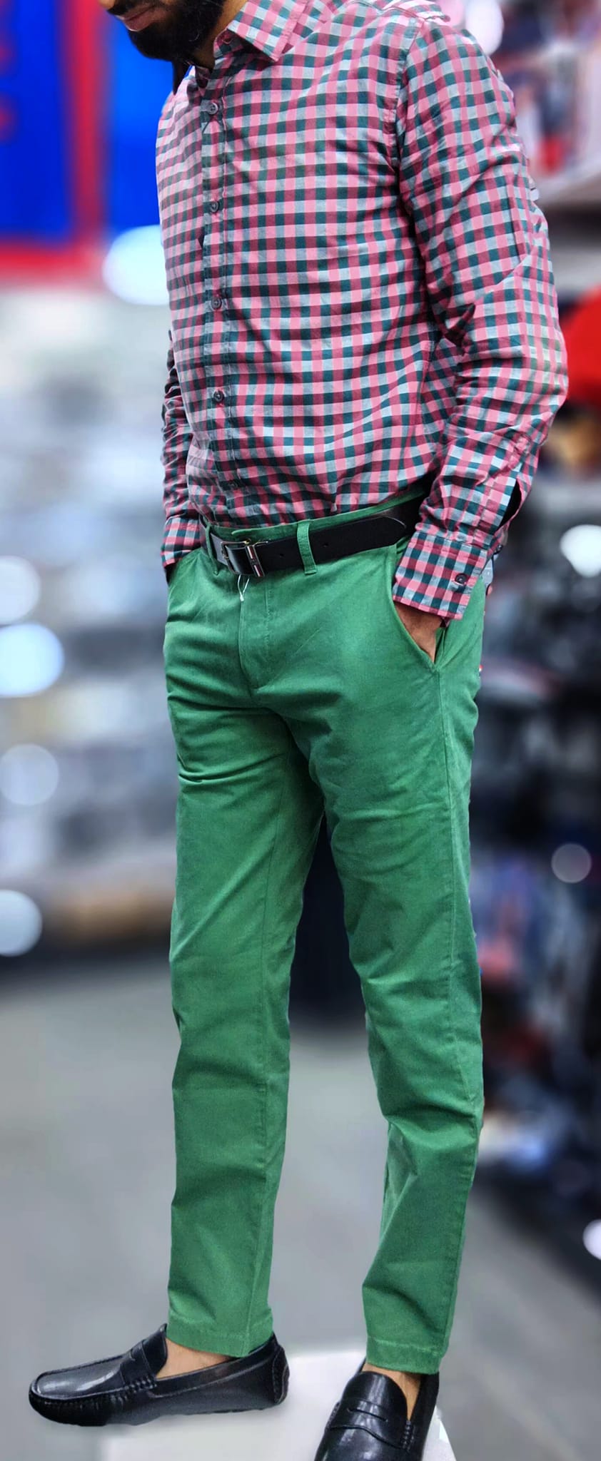 Panatlons Toile Tommy Hilfiger slim