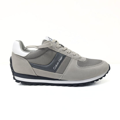 Sneakers rétro-running Calvin Klein - Gris et Blanc.