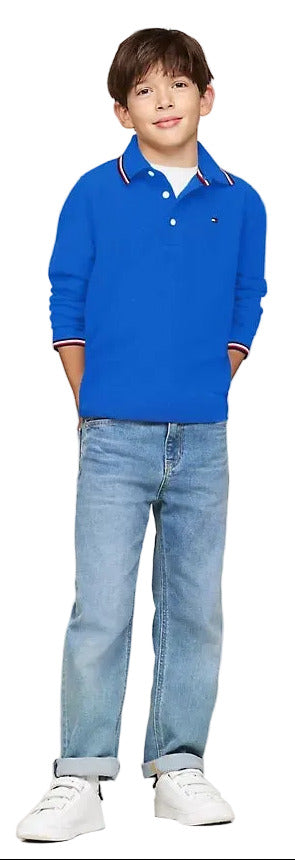 Polo TommyHilfiger (4-5ans)-(6-7ans)-(8-10ans)-(16-18ans)