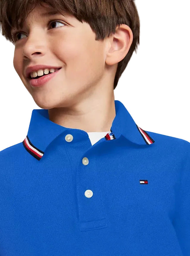 Polo TommyHilfiger (4-5ans)-(6-7ans)-(8-10ans)-(16-18ans)