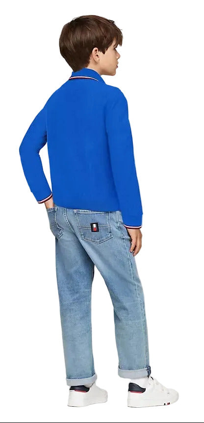 Polo TommyHilfiger (4-5ans)-(6-7ans)-(8-10ans)-(16-18ans)