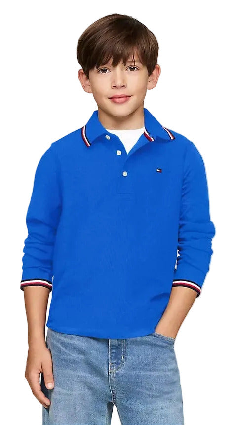 Polo TommyHilfiger (4-5ans)-(6-7ans)-(8-10ans)-(16-18ans)