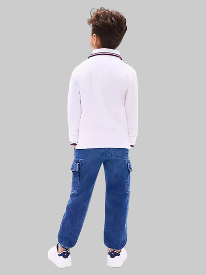 Polo TommyHilfiger (4-5ans)-(6-7ans)-(8-10ans)-(12-14ans)-(16-18ans)