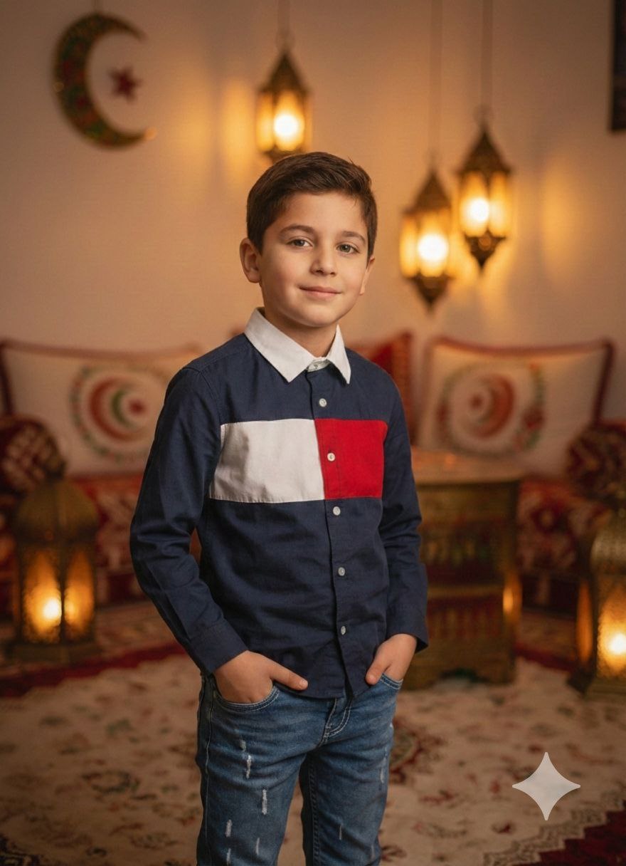 Chemise Tommy Hilfiger 5-6-8-(10-12)-(14-16ans)