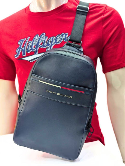Sacoche Bandoulière Tommy Hilfiger bleu marine