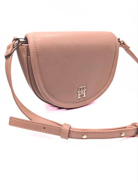 Sac Bandoulière Demi-Lune Tommy Hilfiger -Éléganza –(20x14cm).