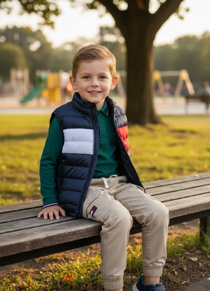 New gilet tommy enfants (4-5ans)-(6-7ans)-(8-10ans)-(12-14ans)-(16-18ans)