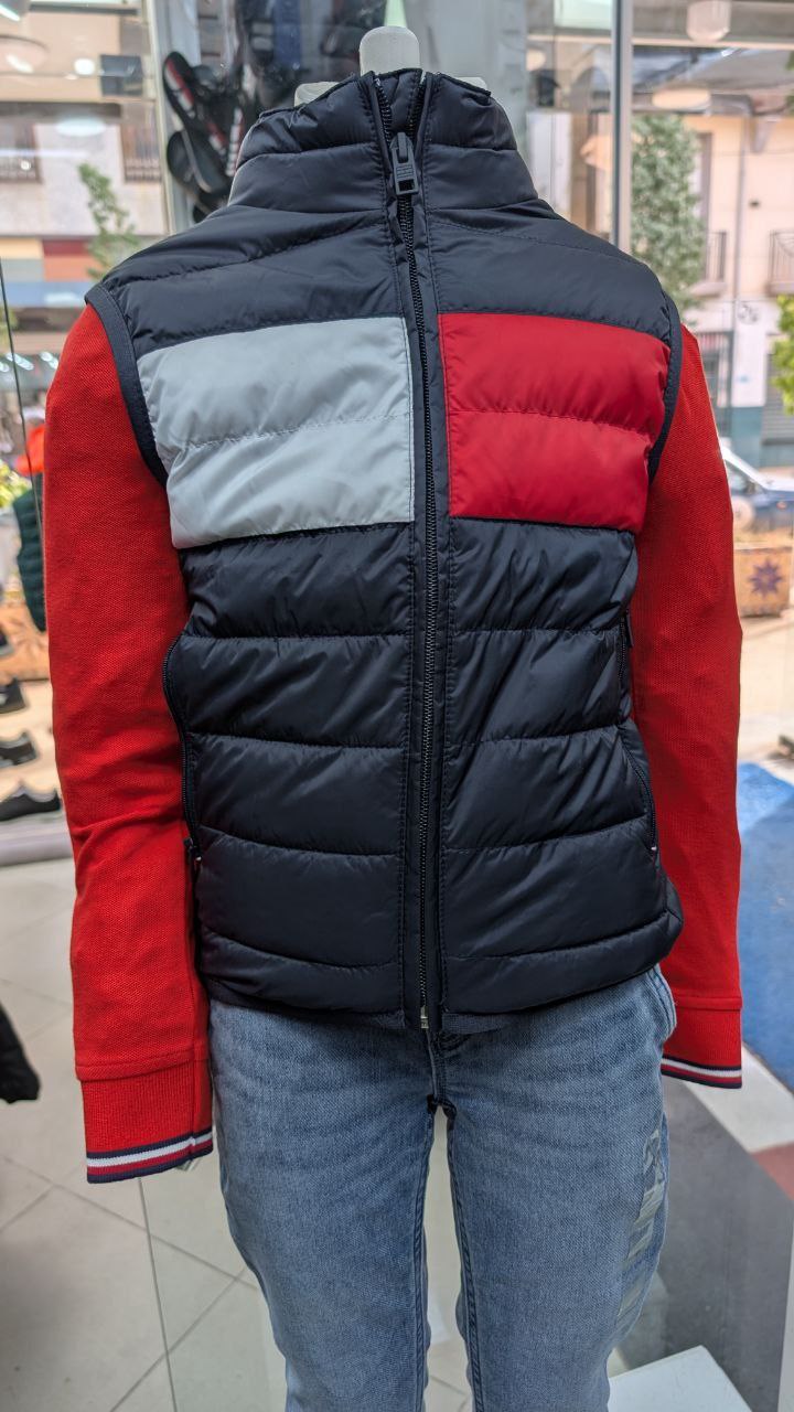 New gilet tommy enfants (4-5ans)-(6-7ans)-(8-10ans)-(12-14ans)-(16-18ans)